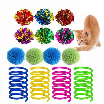 China Various Various Eco-Friendly Puzzle Pet Toys Set Fish Cat Toy Feather Cat Mouse Interactive Flippity Toy for sale