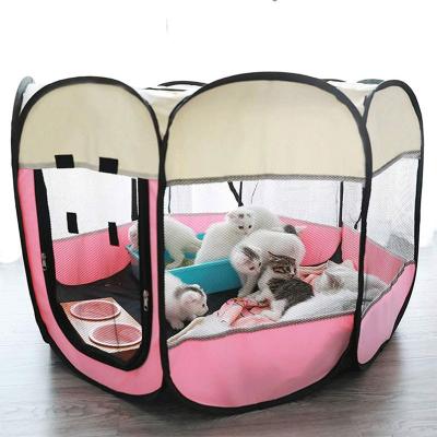 China Breathable Small Cat Folding Pet House Bed Pet House Tent Frame Pet Outdoor Tent for sale