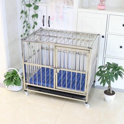 China Factory Direct Sales Breathable Car Oxygen Cage For Dogs Dog Establishments Large Free Stainless Cages For Dog for sale