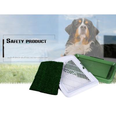 China Clean Grass Mat Pet Toilet Pad Pet Mat Inside Sustainable Green Grass High Quality Pet for sale