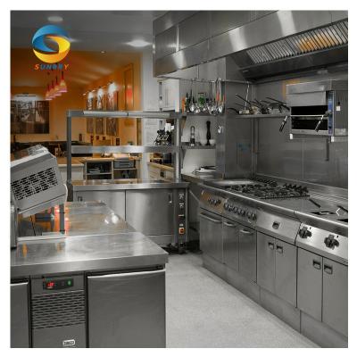 China Sunrry Arab Modern Hotel Kitchen Project Design Restaurant Equipment Kitchen Equipments For Restaurants With Price Hotel Kitchen Equipment for sale