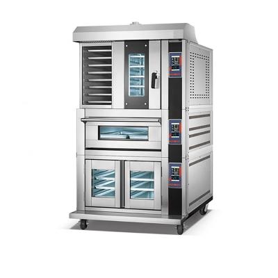 China Hotels Guangdong Manufacturer Professional Gas Combi Convection Oven For Baking for sale