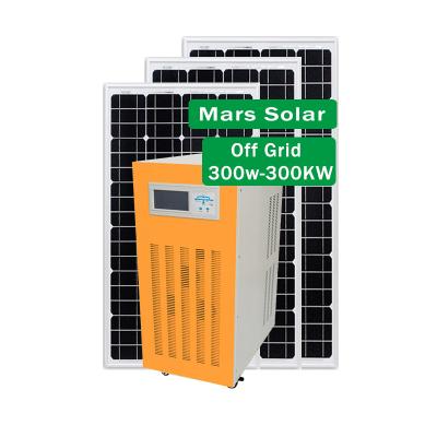 China 10KW Home Solar System For Home Free Electricity Off Grid Solar Power System For Logging Machine for sale