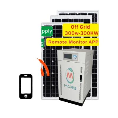 China China wholesale high quality home supplier sunpower home energy storage 5kw smart off grid solar power system for sale