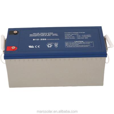 China Storage Solar Power Systems High Quality Battery For Storing Lifepo4 Solar Power 12v 200ah Gel Lithium Solar Battery for sale