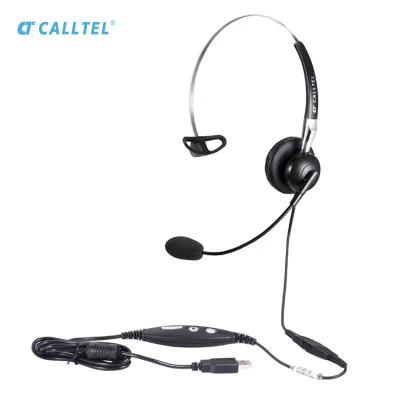 China Telecom Equipment Factory Direct Monaural Headband Headband Earphone With USB Phone Broadband Headset for sale