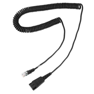 China PVC QD to RJ9 Cable for GN Headset for sale