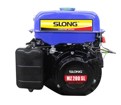 China SLONG Air Cooled MZ200SL 1800rpm 192 cc, Chain V 4 Stroke EURO Gas Engine Petrol Engine Double Reduction for sale