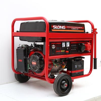 China PORTABLE GASOLINE GENERATOR DUAL VOLTAGE 6KW SL8000DVI for sale