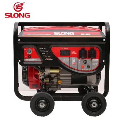 China SLONG Brand AC 2.8/3.1 KW AVR Digital Electric Start With Battery Home Use Gasoline Generator SL3500EDX for sale