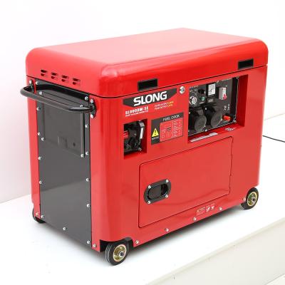 China 5kw 5kva 186F 3 Phase Silent Electric Power Portable Diesel Generator Set DG9000LDE for sale