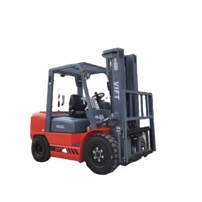 China Hotels 1.5 Ton Forklift 1500kg 3000mm Diesel Forklift Te koop