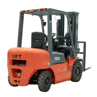 China Hotels Shanghai VIFT Factory Supply Diesel Forklift 2.0 2.5 Ton Diesel Forklift For Warehouse Use for sale