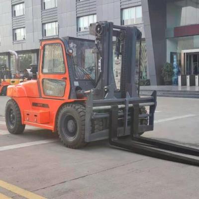 China VIFT Hotels 10 ton diesel forklift with full closed cabin big loading capacity diesel forklift 10ton for sale