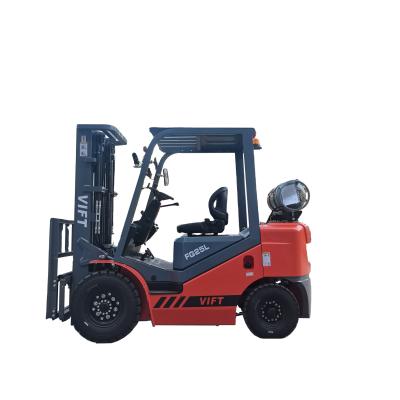 China Hotels Forklift 2 Ton 5000 Engine 2.5 Ton Row 4 Pound LPG Gas Forklift Propane Forklift For USA Market en venta