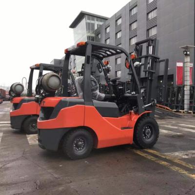 China Hotels China Forklift Propane 2.5T Gasoline Forklift Gas Forklift For Sale zu verkaufen