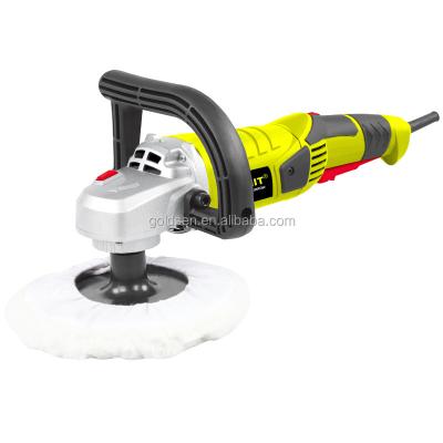 China TOLHIT 220-240v 1200w 180mm Wet Polishing Auto Angle Polishing Electric Car Polisher Machine for sale