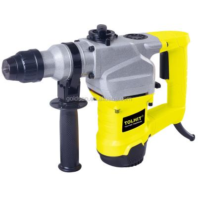 China TOLHIT 1200w SDS PLUS Portable Rotary Hammer 28mm Drilling Demolition Hammer Concrete Steel Wood Breaker Hammer 28mm for sale