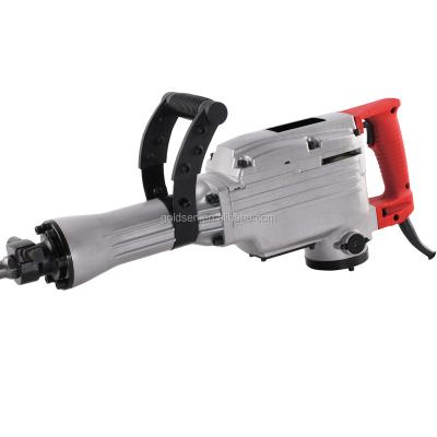 China TOLHIT Demolition Hammer Drill Rig 220-240V 1500W 65mm Jack Heavy Duty Concrete Industrial Portable Electric Breaker 65A for sale