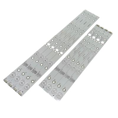 China TKDMR 8pcs CRH-A4330300104L6CNRev1.0 CRH-A4330300105R6CNRev1.0 LED 43 Inch TV Backlight Strip Bar For LG 43UG620V 43UJ620V LG for sale