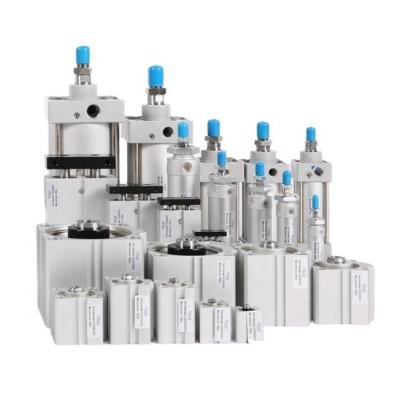 China New Factory QC Series Compact Pneumatic Actuators Pneumatic Cylinders Air Cylinders for sale