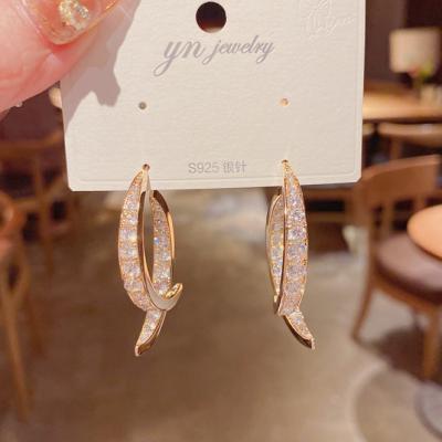 China FASHIONABLE Wholesale NEULRY Silver s925 Zircon High Quality Copper Zircon Micro Inlay Stud Earrings FASHIONABLE Wholesale for sale