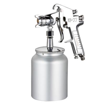 China Paint spray gun nozzel range 1.5mm 3.0mm 1000 ml gelcoat barrier otomatis w77 metlic air paint spray gun for die casting machine for sale