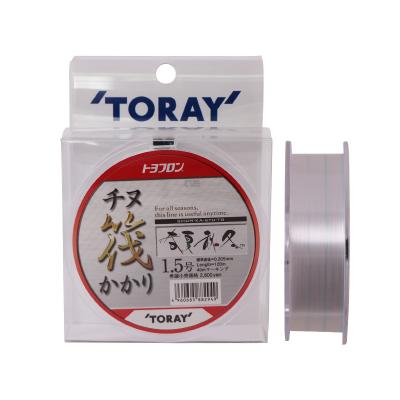 China High-knot strength TORAY spring summer autumn winter 120m raft carbon fiber fishing line basting fishing line for sale