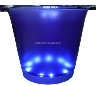 China Indoor For High Brightness Light Acrylic Led Flashing Ice Bucket for sale