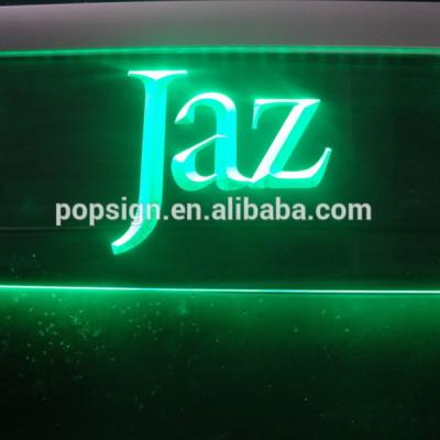 China Hang Style Super Brightness Indoor 3D Logo Led Edge Lit Sign for sale