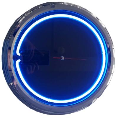 China 17 inch indoor tower shape neon clock for sale