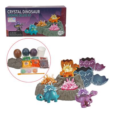 China 2021 Other Hot Education Crystal Dinosaur Growing Kit Toy Science Experiment Box Kids Kits Super Stem For Kids DIY for sale