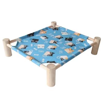 China Wholesale Multicolor Wooden Indoor Heating Pet Beds For Cats Calming Furniture Protector Dog Pet Bed for sale