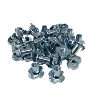 China Heavy Industry M4, M6, and M8 T Furniture Nut with 4 prongs for wood for sale