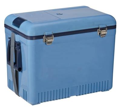 China 36L Insulated Plastic Cooler Box With Small Hole For Fishing, Camping And Picnic for sale