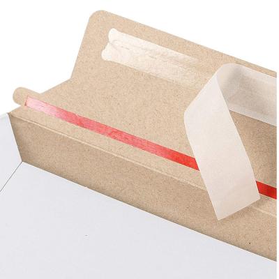 China Wholesale Custom Paper Envelope Bag Hard Mailing Flat Cardboard Mailer Envelope Rigid Envelope For Office for sale