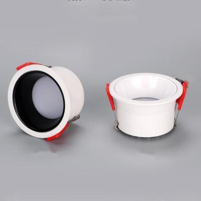 China Modern High Quality Indoor Spot Light Anti Glare Narrow Trimless Round Led Recessed Ceiling Spot Light for sale