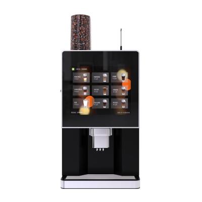 China Automatic Commercial Hotel Espresso Coffee Maker Touch Screen Display Vending Machine for sale