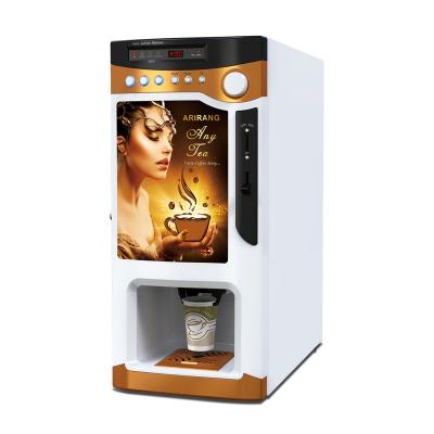 China LE303V Adjustable Temperature Instant Coffee Coin Operated Vending Machine for sale