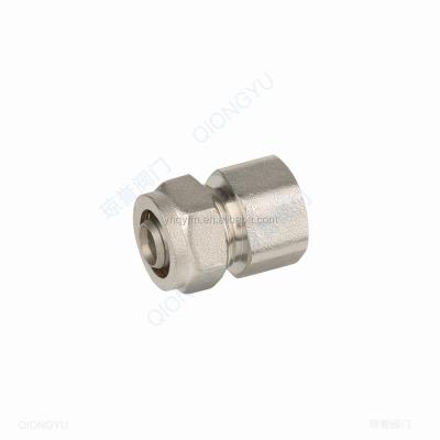 China Compression copper multilayer screw fitting pipe pex coupler for sale