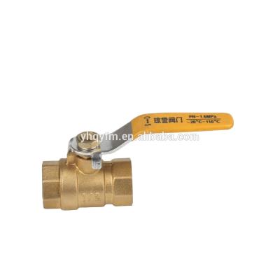 China QIONGYU Kitchen Thread Ball Valves Universal Internal Factory Direct Brass Ball Valves For Home Use for sale