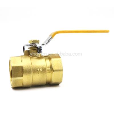 China General Yuhuan qiongyu female thread forged brass ball valve with handle ball brass water valve female for sale