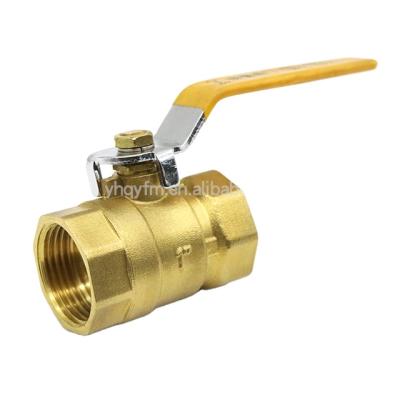 China Kitchen QY Female Thread Ball Valve Home Brass Ball Valve Water for sale