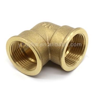 China Brass Plumbing Thread Fitting 90 Degree Female Elbow Brass Fittings for sale