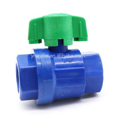 China general china supplier factory chumen water supply yuhuan plastic ball valve for sale