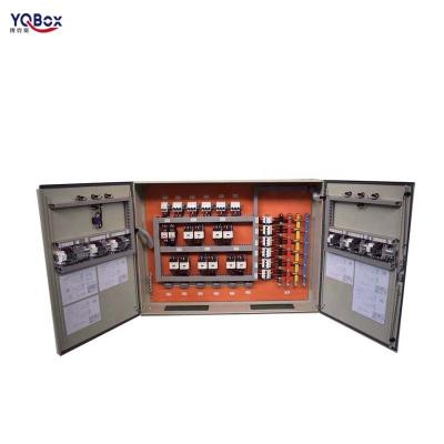 China Low Voltage Mains Power Distribution Board Electrical Waterproof 9 Way Metal Consumer Unit Wall Mounted Cabinet 1400*1600*300 for sale