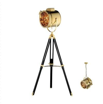 China Nordic industrial living room wind studio spotlight customized creative decoration tripod floor lamp for sale