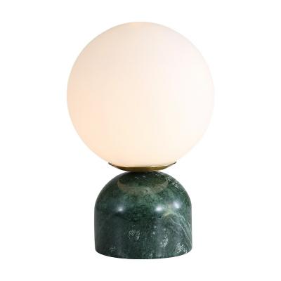 China Decorativel Lighting Postmodern Creative Simple Marble Luxury Modern Desk Lamp Villa Living Room Bedroom Bedside Table Lamp for sale