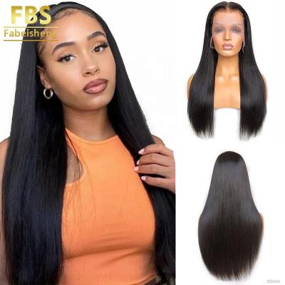 China Can Be Dyed And Ironed Raw Silky Straight FBS Wig Seller, Cuticle Aligned Hair With Swiss Lace, Virgin Hair Wig HD Lace Front for sale