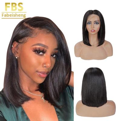 China FBS Straight Lace Front Highlight 1B Honey Brown Color Straight Bob Hair Wigs For Black Women for sale